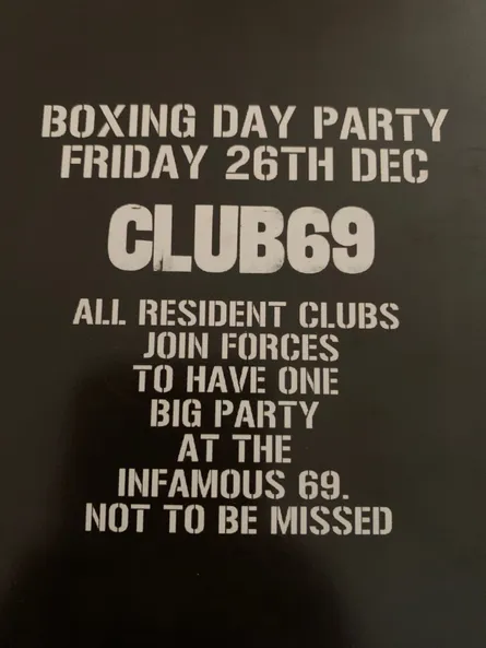 Boxing Day Party at Club 69
