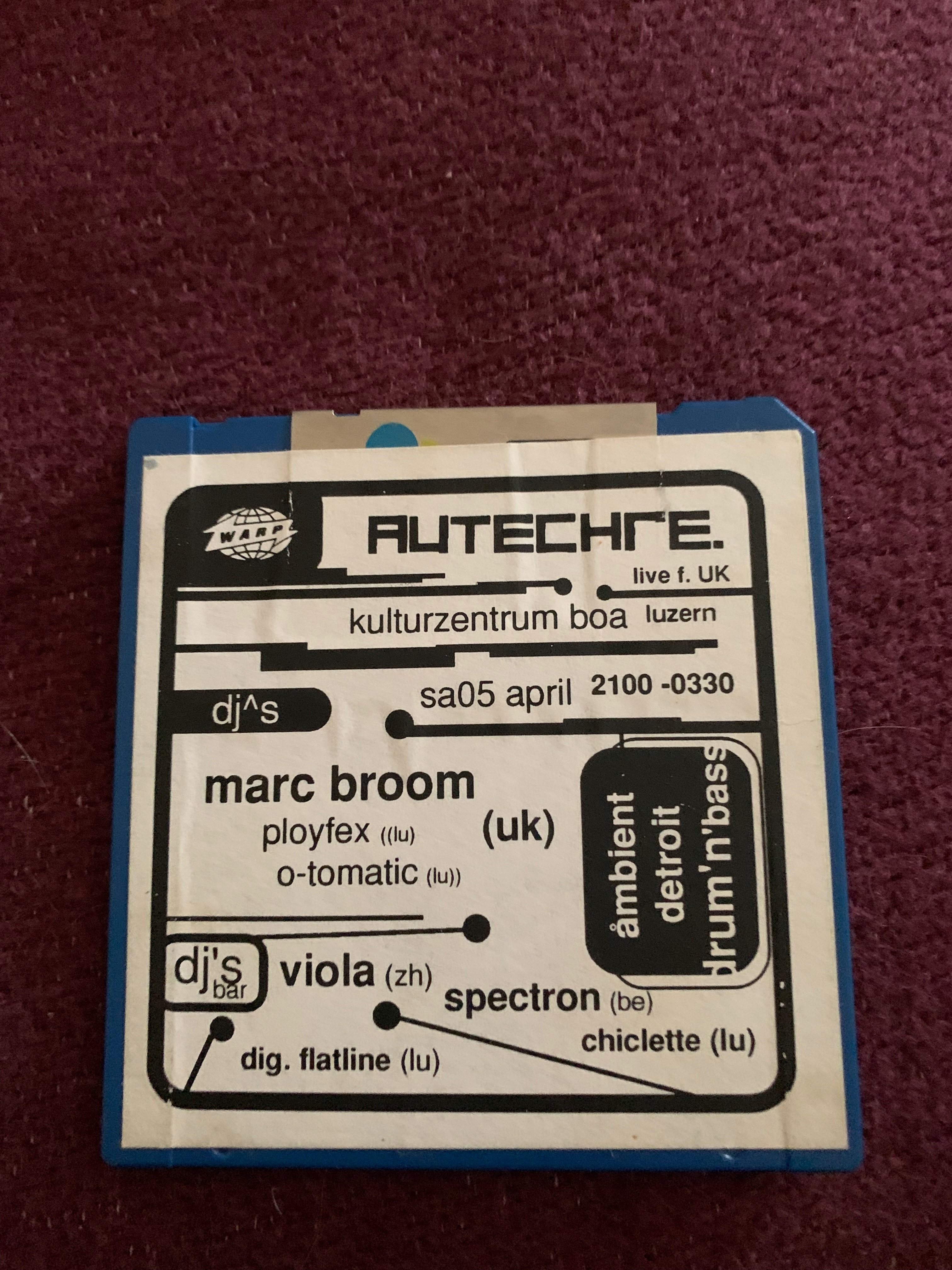 Autechre Live UK with Marc Broom - Luzern